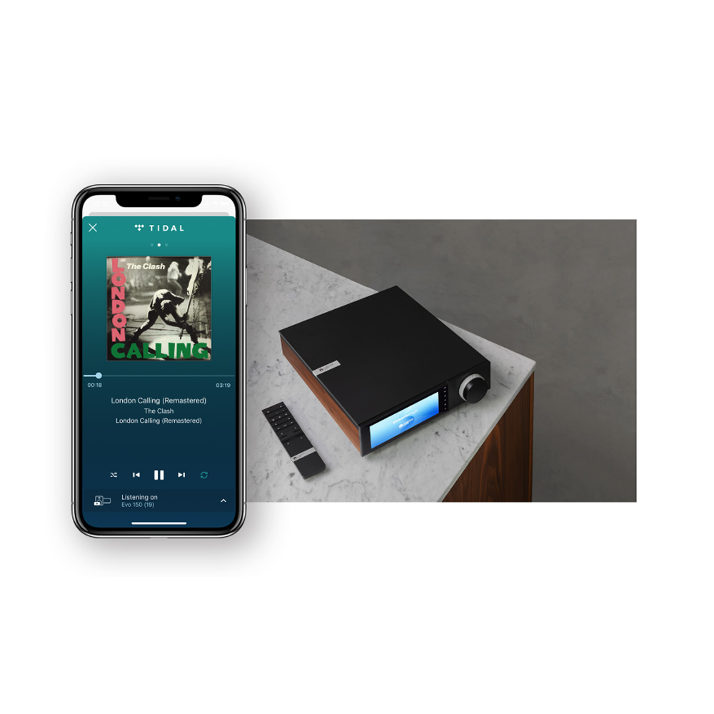 Cambridge Audio EVO 150 Black — сетевой аудиопроигрыватель / усилитель (All-in-One)