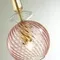 4862/1 PENDANT ODL21 373 розовый/золото Подвес E27 1*60W BELLA