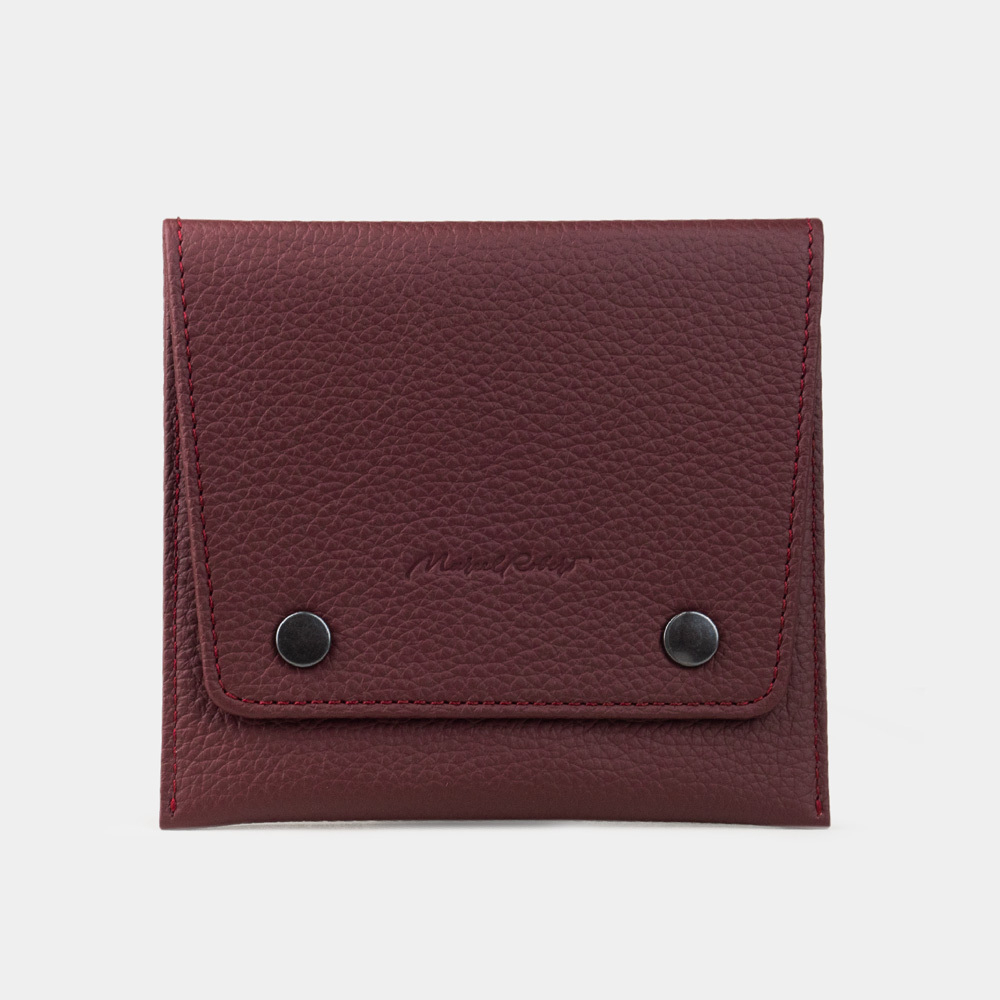 Кофр для украшений Grand из кожи теленка, бордового цвета