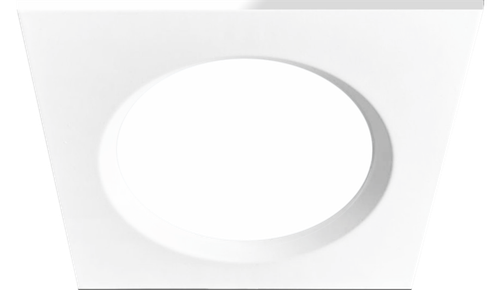 LED панель PRACTIC квадрат белая, 18W, 4200К, 1420Лм, 165*135*50 мм, 40 шт/кор