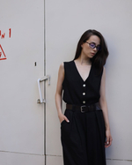 жилет изо льна