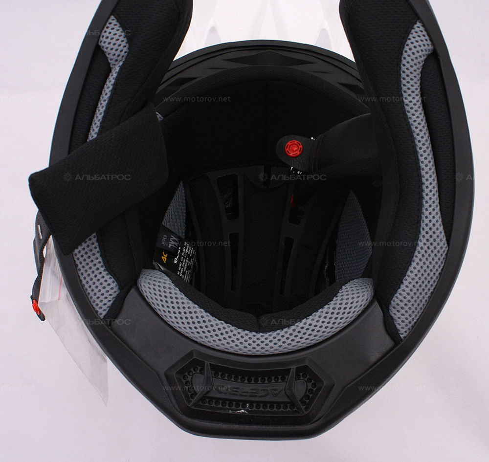 Шлем кроссовый ACERBIS IMPACT FULL WHITE