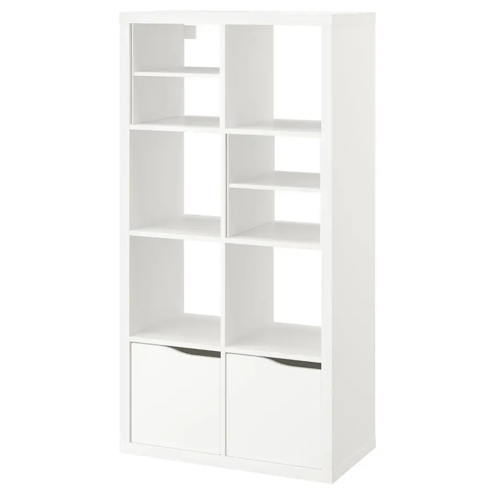 Стеллаж - IKEA KALLAX, 147х39х77 см, белый, КАЛЛАКС ИКЕА