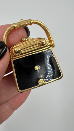 Брошь Сумочка Swarovski