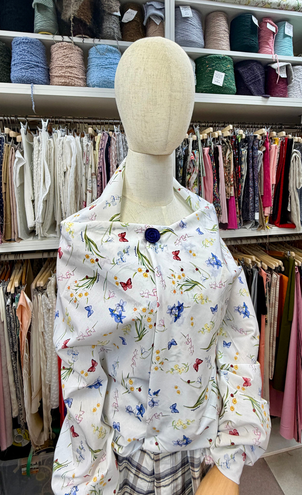 Ткань хлопок100% Monnalisa (Италия) ш-150см 1 м