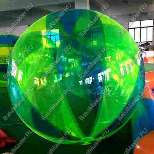 Аттракцион Водный шар ПВХ «Сине-зеленый» 1,8*1,8*1,8 м
