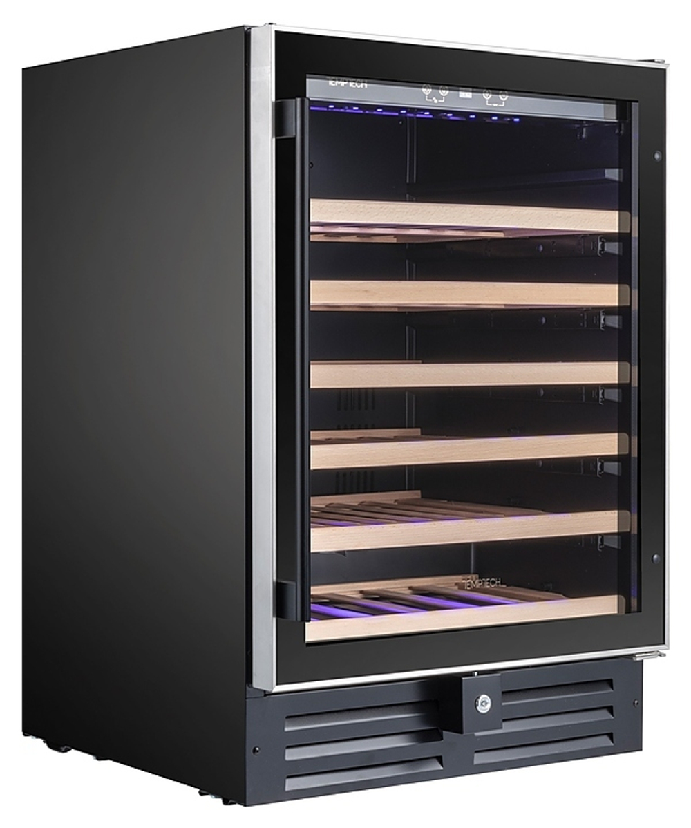 Винный шкаф Temptech Premium WPQ60SCB монотемпературный черный