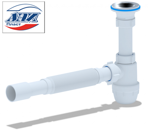 АНИ  ВМ1015 Сифон 1"1/4 х 32 с гиб трубой  (15/1шт)