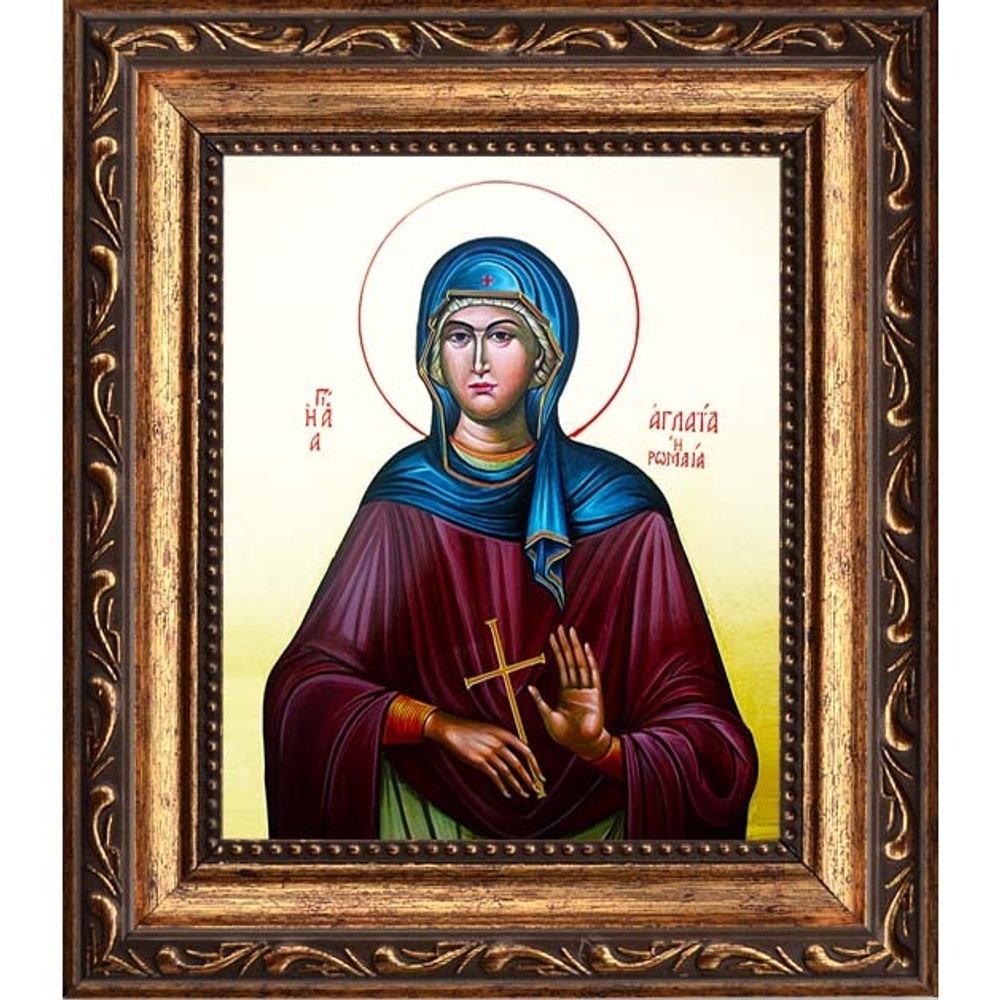 Аглаида Римская праведная. Икона на холсте.