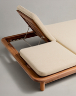 Шезлонг двойной Turqueta из дерева