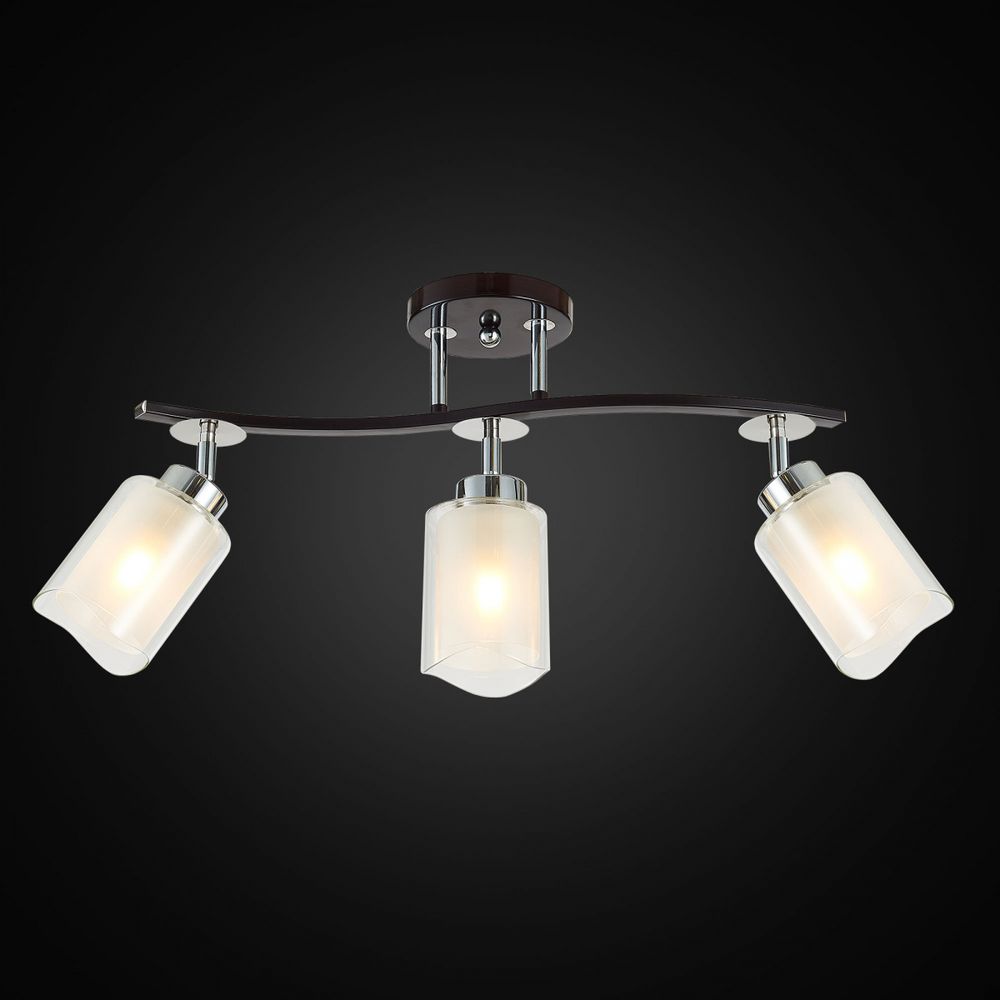 Citilux Фортуна CL156132 Люстра с поворотными плафонами Венге Хром