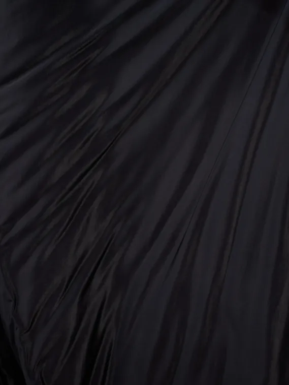 Микрофибра бельевая, эффект шелка, Турция, черный 170 (мерный лоскут)