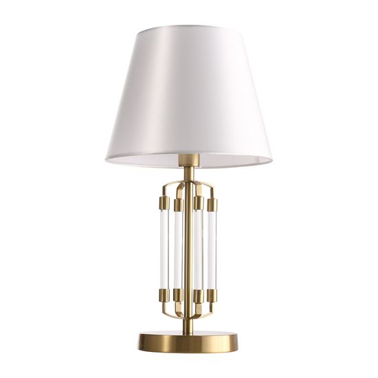 SL1403.304.01 Светильник настольный ST-Luce Латунь/Прозрачный E27*1 40W OPALUS