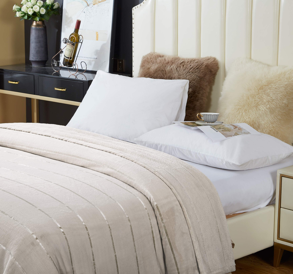 Плед велсофт 220х200 "ПВ7" (300гр/м2)