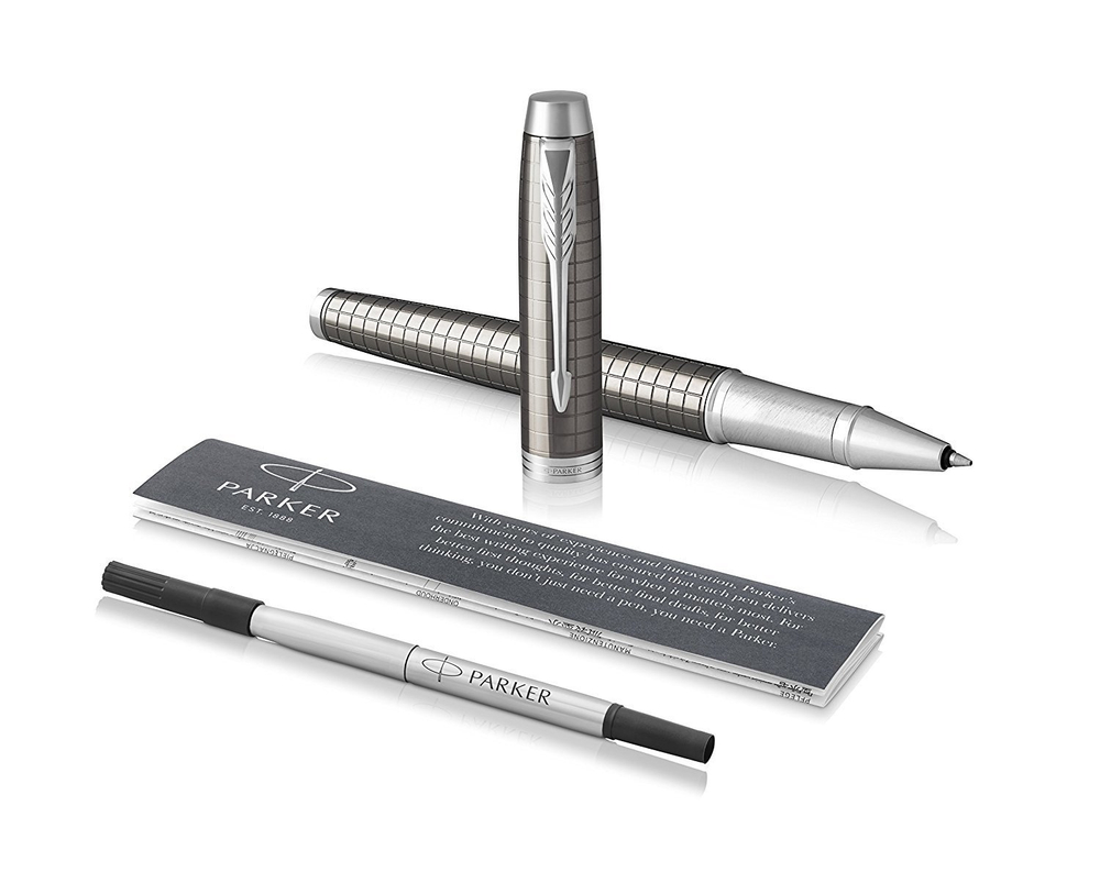 Ручка роллер Parker Parker  IM Premium Dark Espresso Ciselled CT