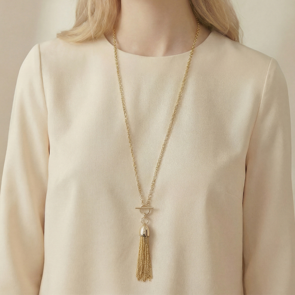 Колье Fiore Luna Tassel 80 см LN6084 G