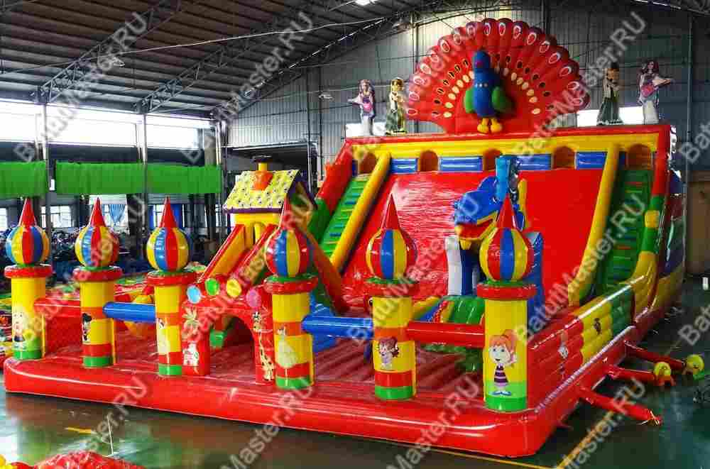 Коммерческий батут "Жар-птица", 18*12*7 м