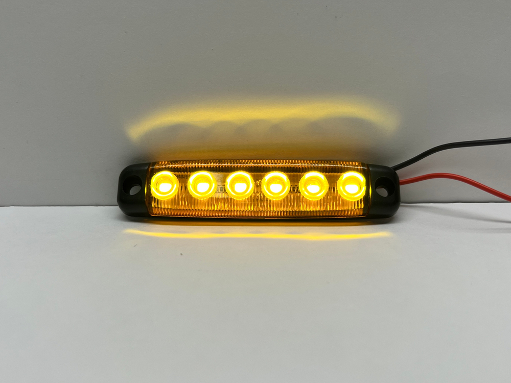 24V / Боковые Светодиодные габаритные огни, 24 вольта, оранжевый, Яркий Стиль (2 шт. / комплект) -