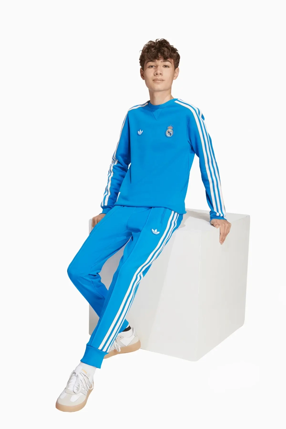 Кофта adidas Real Madrid 25/26 Terrace Icons Junior - синий