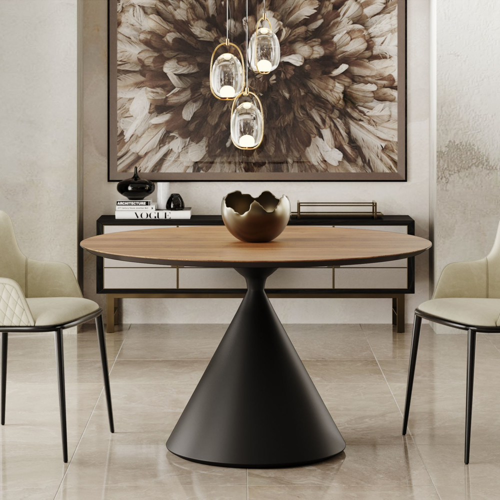 Стол круглый AXIS 140, шпон