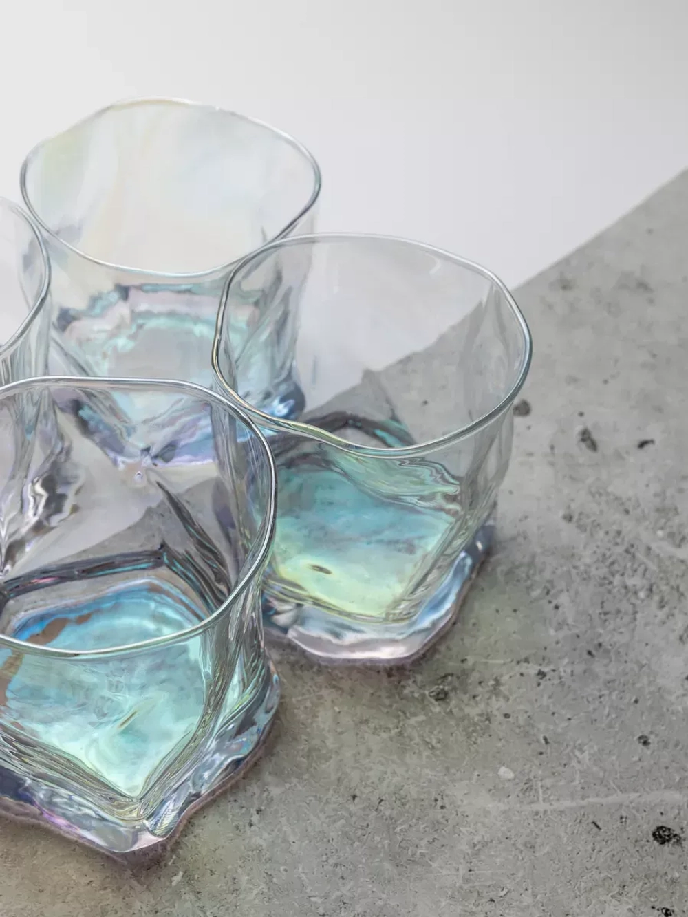 Набор бокалов для виски 6 шт. изогнутые