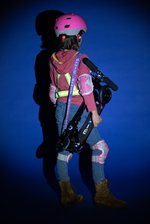 Комплект защиты светоотражающий розовый (S) BOX