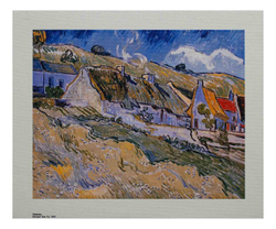 Репродукция "Хижины" Винсент Ван Гог, холст 30x40 см.