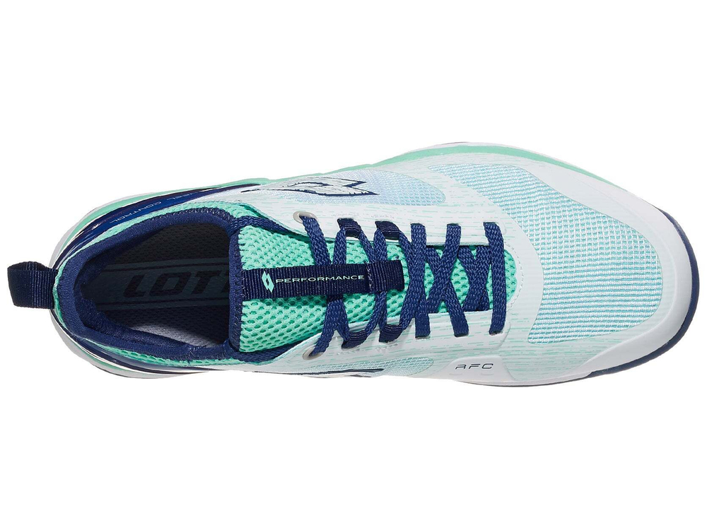 Женские Кроссовки теннисные Lotto Mirage 200 Speed W - green cabbage/all white