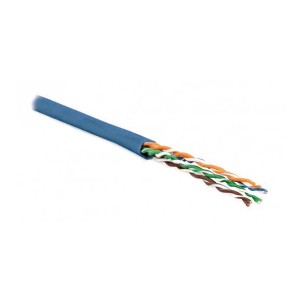 UUTP4-C5E-P24-IN-LSZH-BL-100 U/UTP кат.5е, 4 пары, 0,60 LSZH нг(А)-HF кабель витая пара Hyperline