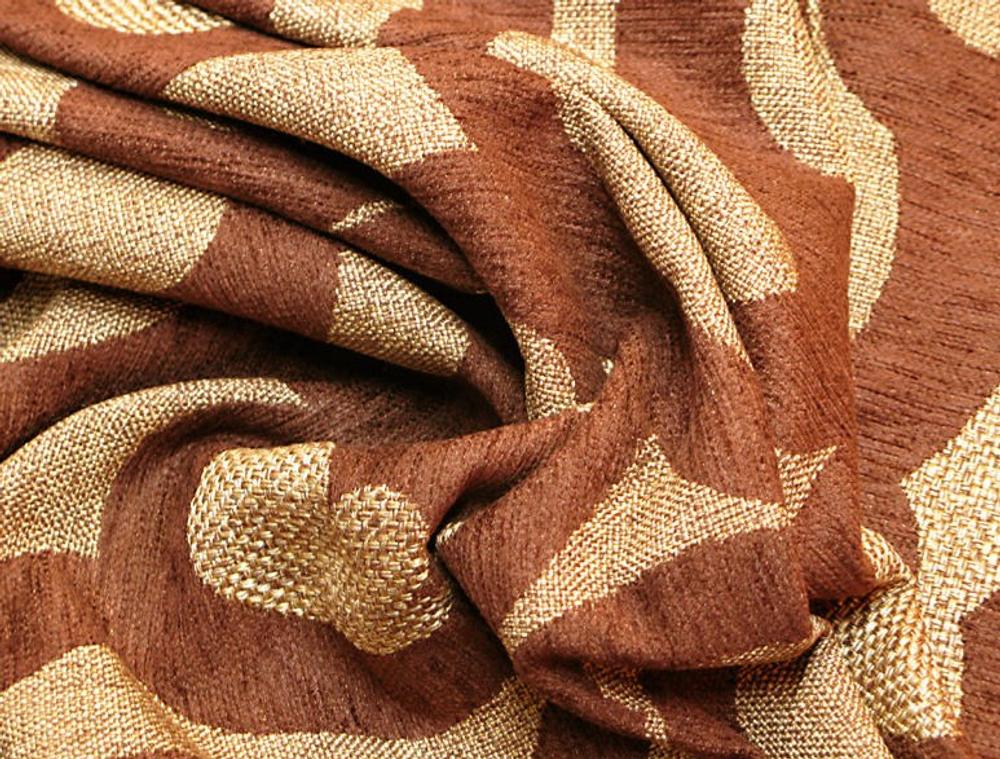 Рогожка Ализэ коричневый