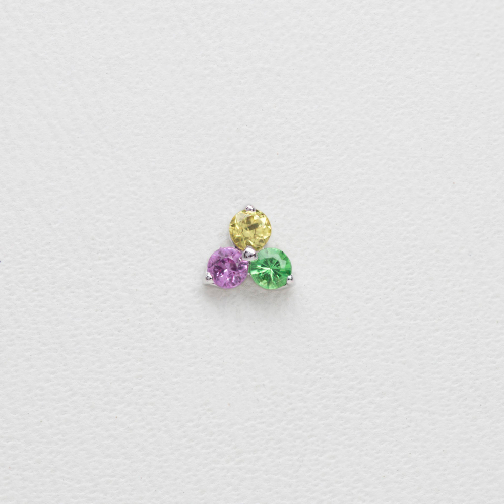 Threeleaf tops with Precious gems