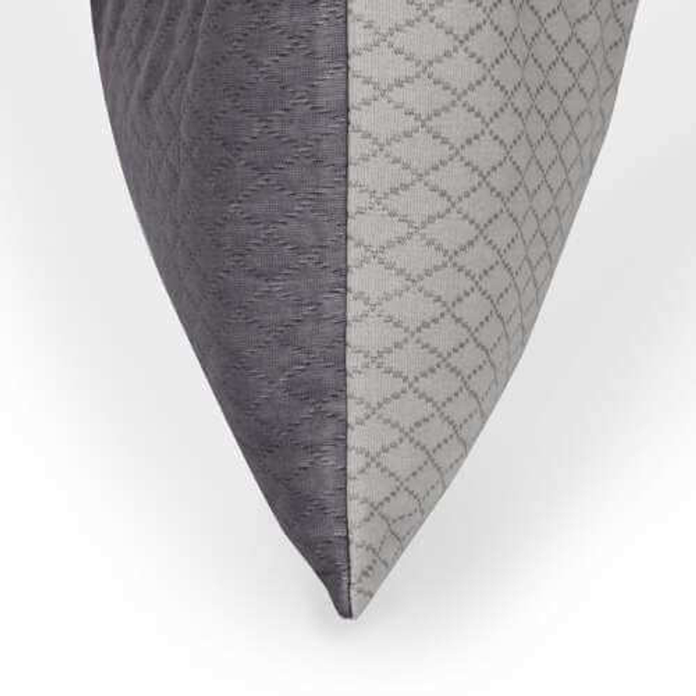 Наволочка трикотажная 50x70 Bella Donna Sommerdecke anthrazit темно-серая