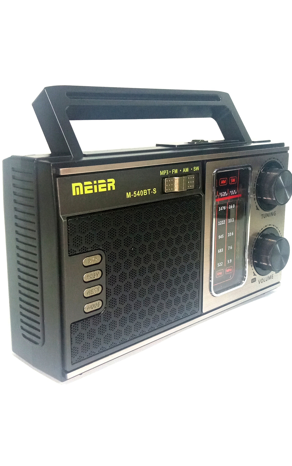 Радиоприемник Meier M-540BT-S USB (солнечная панель)
