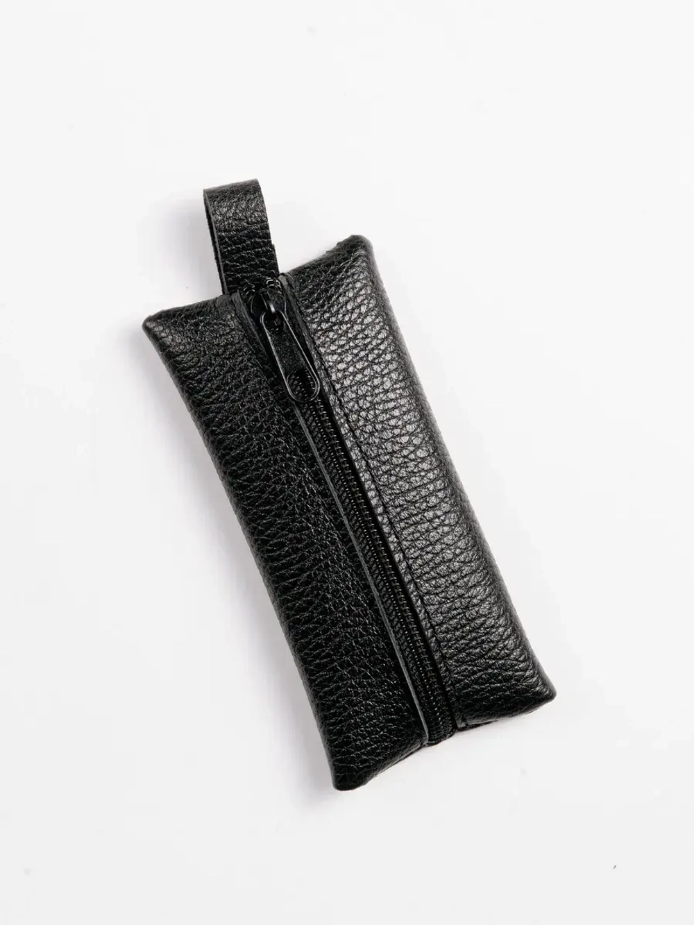 Ключница карманная кожаная