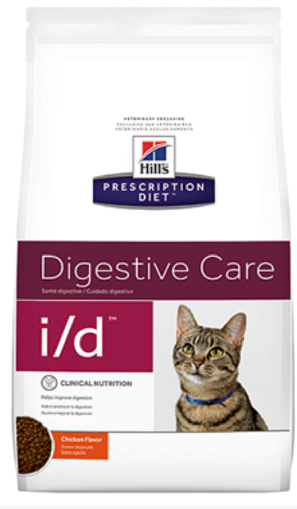 Hill&#39;s PD 400г I/D Digestive Care Сухой корм для кошек для здоровья ЖКТ Курица