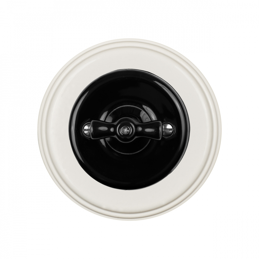 Рамка 1 постовая, керамика, цвет белый BF2-610-01