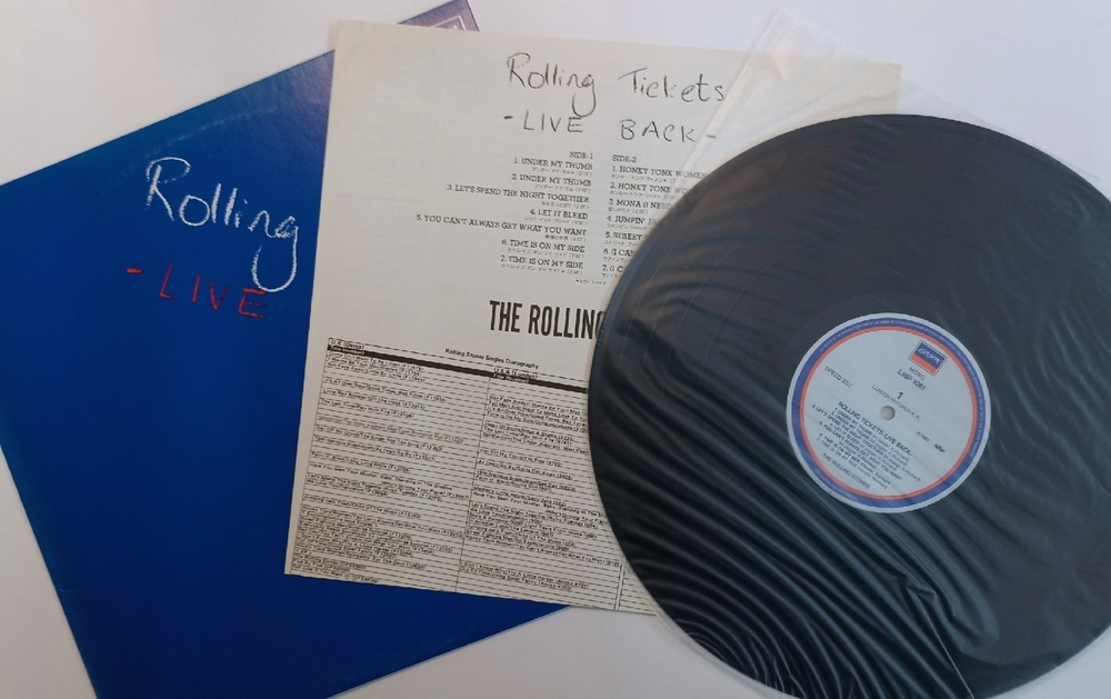 The Rolling Stones Rolling Tickets Live Back (Japan 1982)