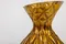 Ваза металлическая золотая