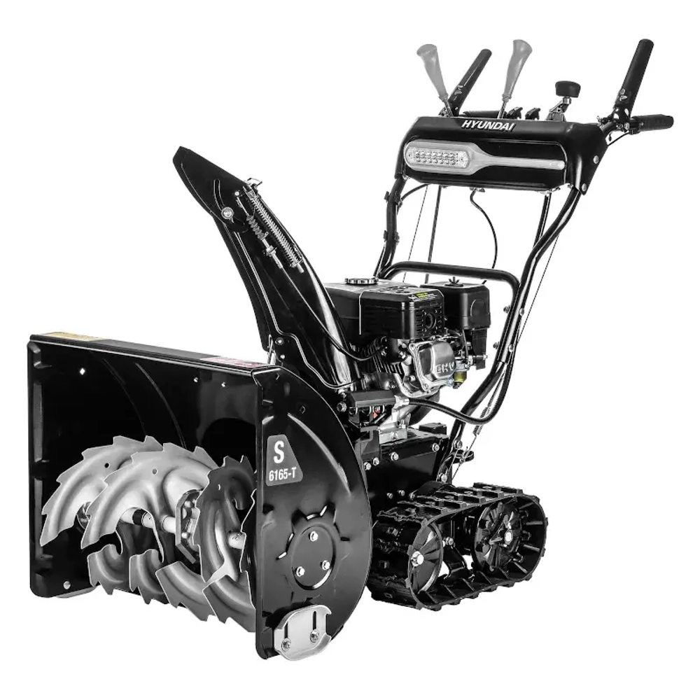 Hyundai S 6165-T снегоуборщик бензиновый 6.5 л.с. ковш 61 см, выброс 11 м, 6 вперед/2 назад