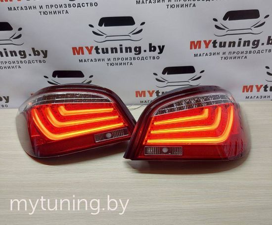 Задние фонари для BMW 5 E60 LCI (07-10) LED красные светлые