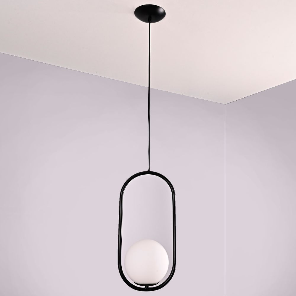 Подвесной Светильник Matthew Mccormick Hoop 40 Black Mila Pendant By Imperiumloft