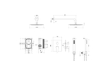 Set 3 в 1 душевой комплект AQUATEK AQ1272CR ОБЕРОН