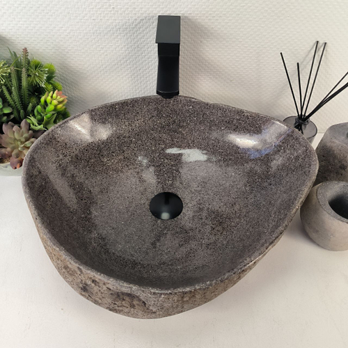 Раковина из речного камня RS-65439 51*43*15 0862