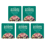 Petitfee, Artichoke Soothing, успокаивающая гидрогелевая маска для лица с артишоком, 5 шт., по 32 г (1,12 унции)