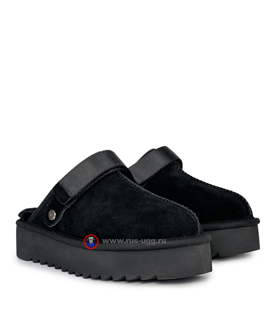 GOLDENSTAR CLOG PLATFORM Black