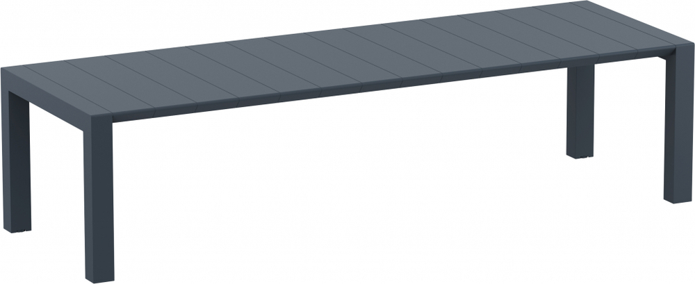 Стол пластиковый раздвижной Siesta Contract Vegas Table XL, темно-серый