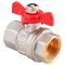 Кран шаровый полнопроходной ROYAL thermo Yorhe 3/4quot; ВВ, бабочка