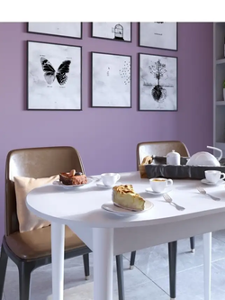 Стол не раздвижной овальный (ЛДСП/Белый), ФМ Алиса, г.Ульяновск