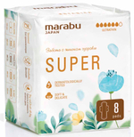 MARABU 8 шт. 290см супер Ультратонкие прокладки