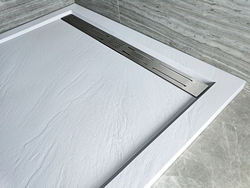Душевой поддон из искусственного камня WeltWasser WW TRR 10080 STONE-WT L 100x80 10000004359 Белый